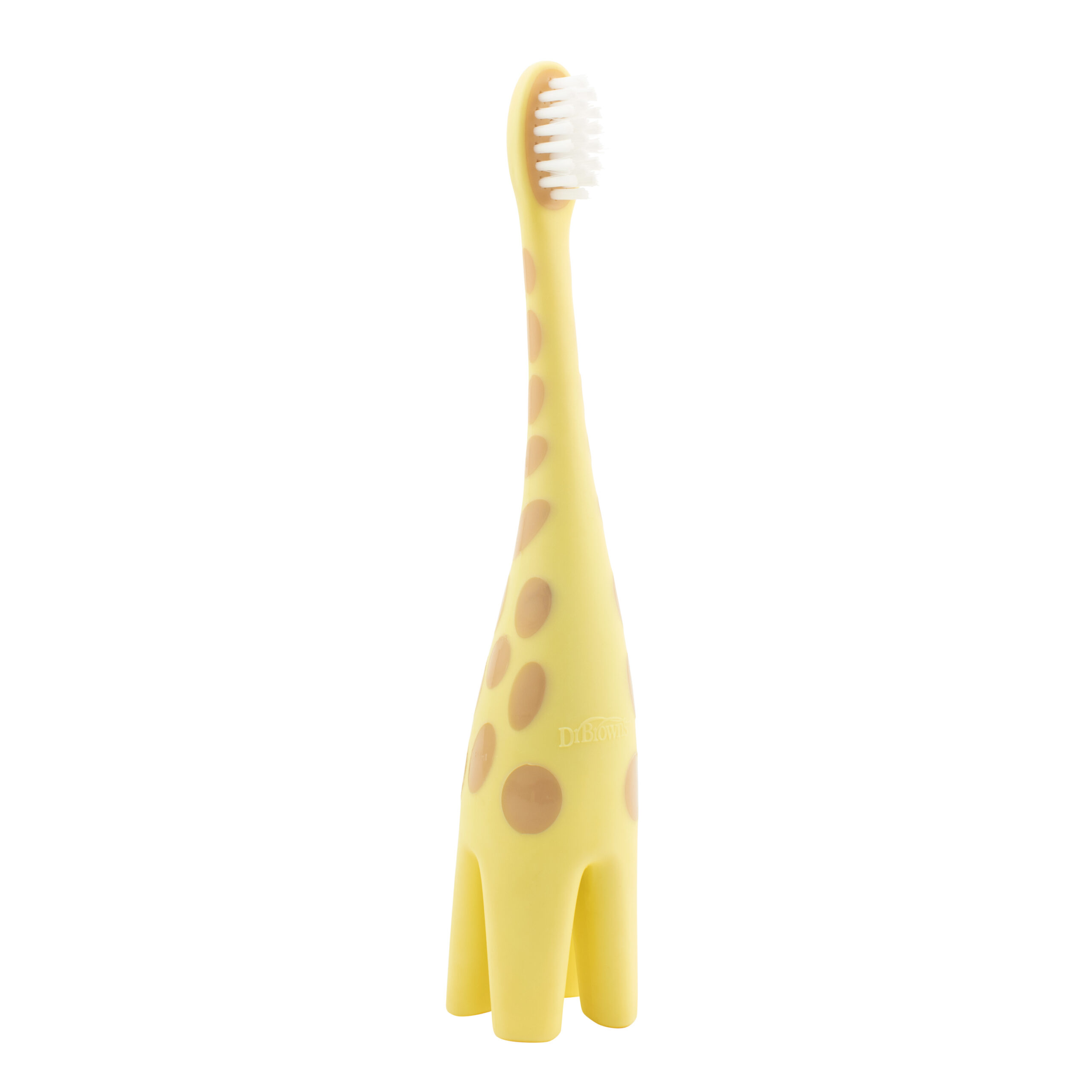 baan Articulatie bron Dr. Brown's Baby's eerste tandenborstel giraffe • Dr. Brown's België